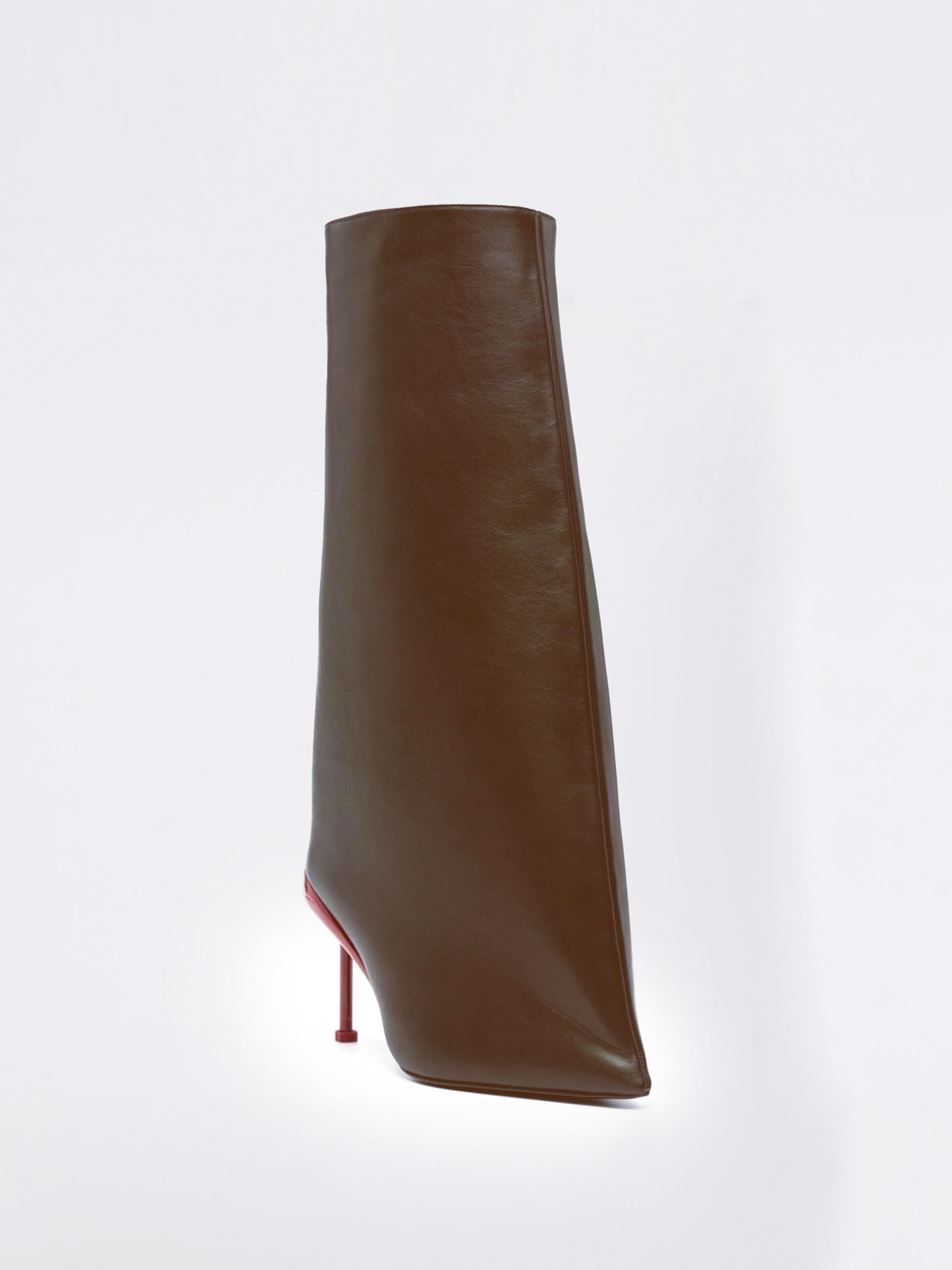 Carlita Pointy Toe Trouser Boots - Carmel Brown