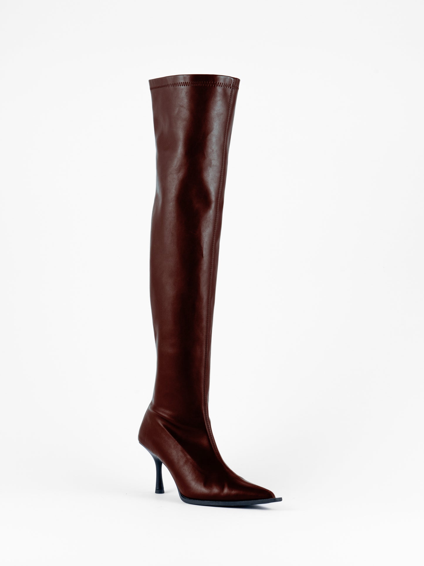Pairs High Over the Knee High Boots - Brown Sugar