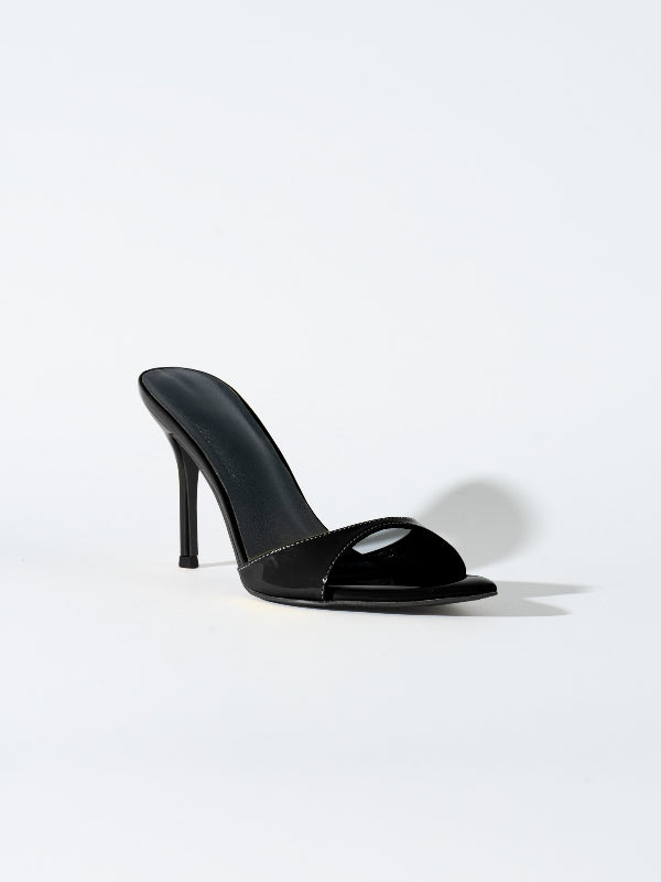 Bandel PVC Mules - Signature Black
