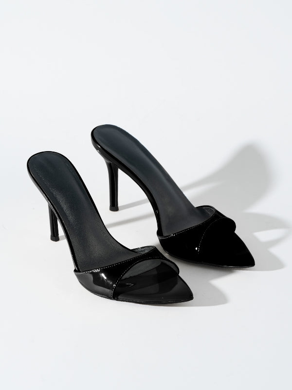 Bandel PVC Mules - Signature Black