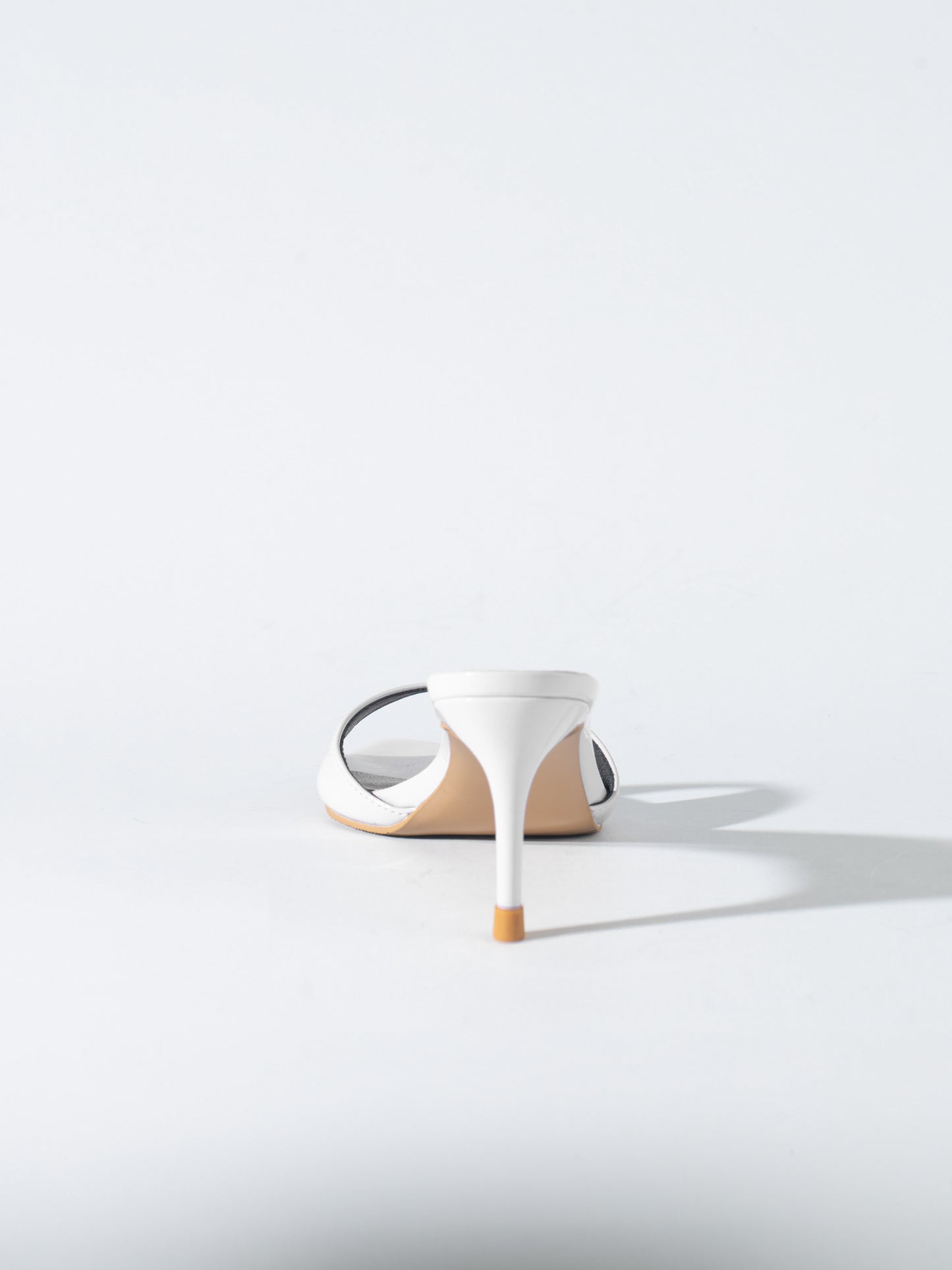 Bandel PVC Mules - Ivory White