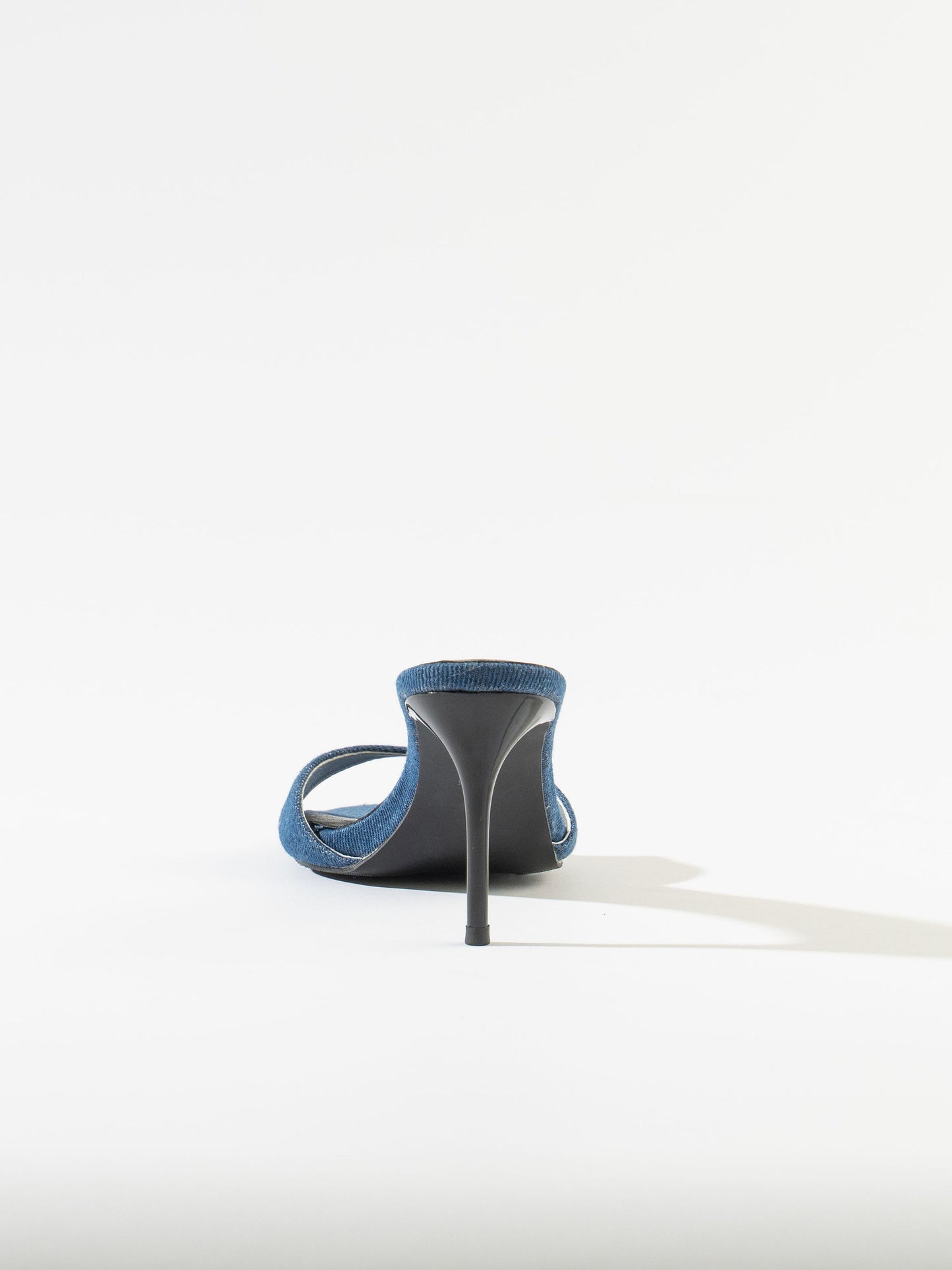 Nastya Denim Mules - Dark Navy