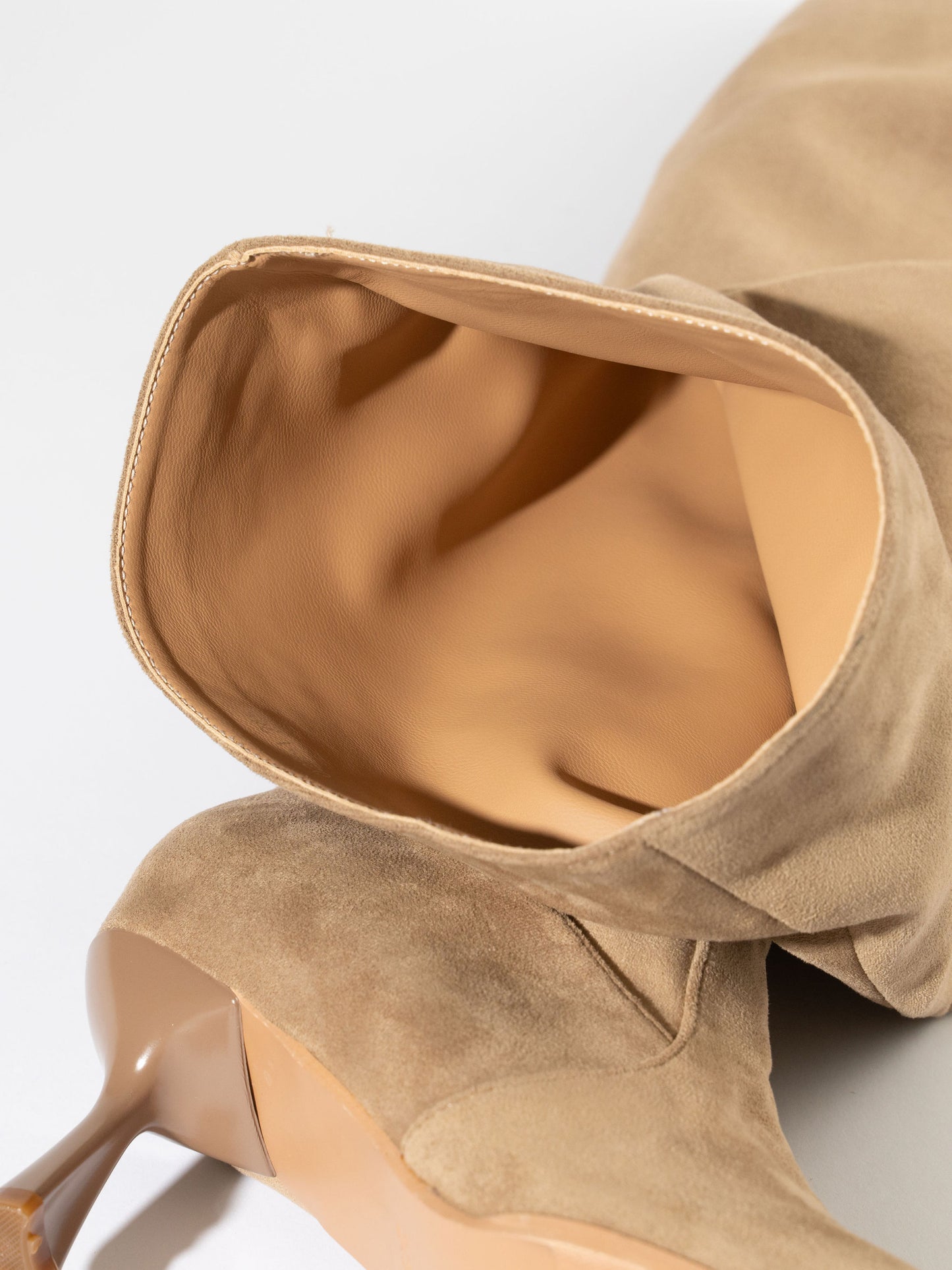 Geminus Pointed-Toe  Suede Boots - Camel