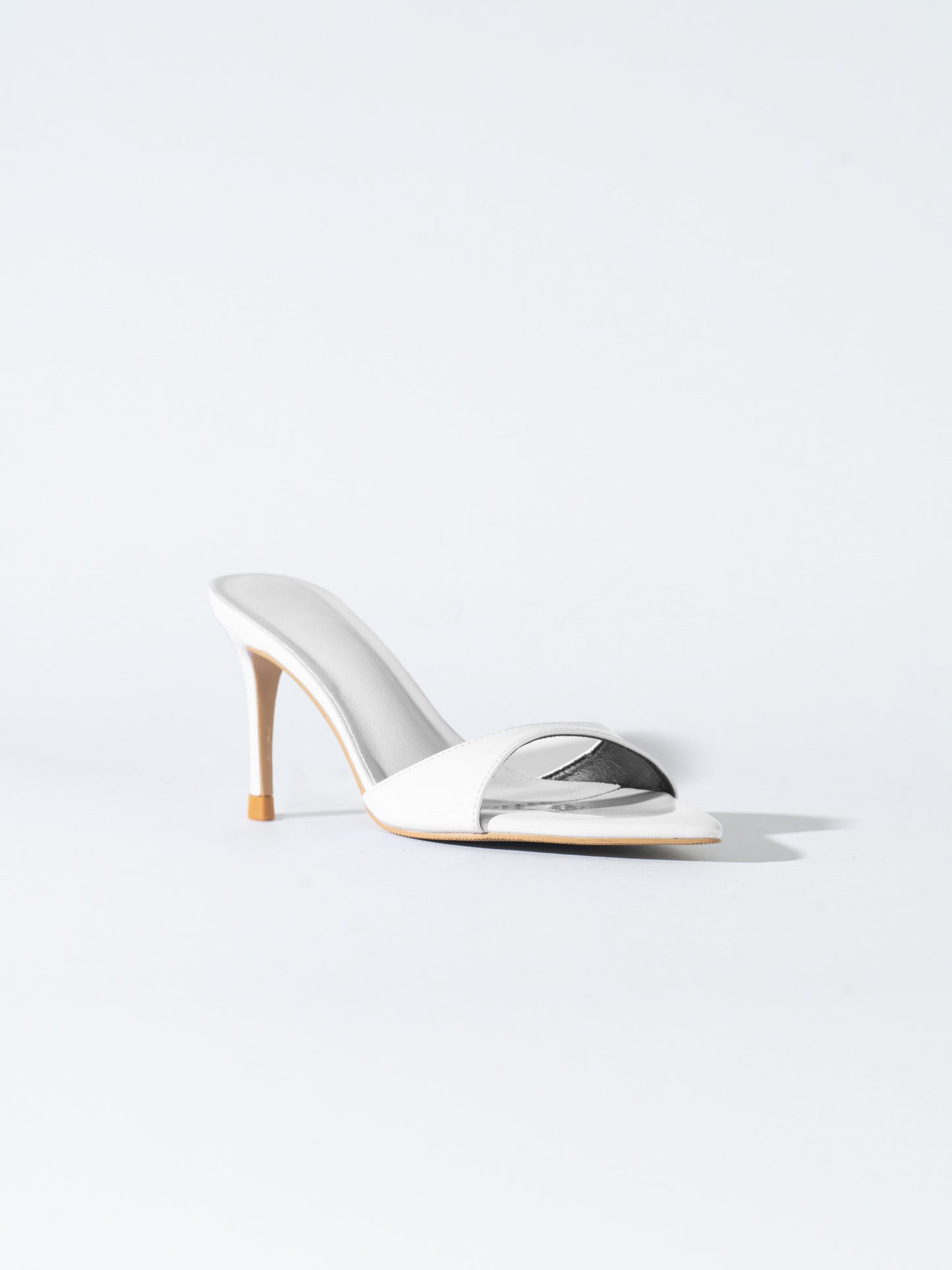 Bandel PVC Mules - Ivory White